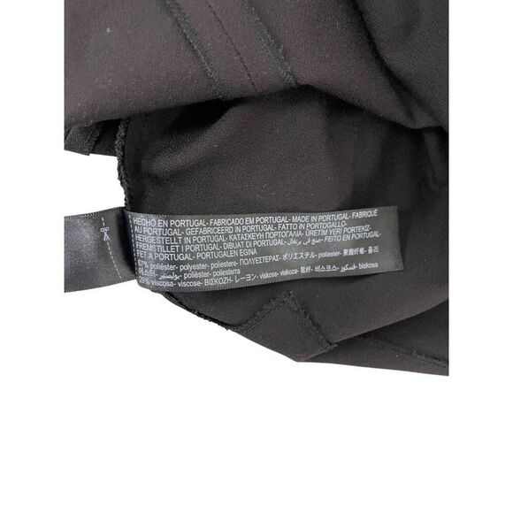 Massimo Dutti Womens Midi Dress XS Brown Gathered Detail Slit 9225/952 NWT - Picture 12 of 16